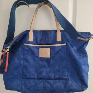 Blue Coach Tote bag